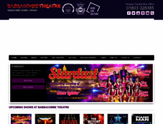 babbacombe-theatre.com screenshot
