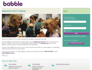 babble.nct.org.uk screenshot