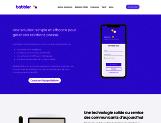 babbler.fr screenshot
