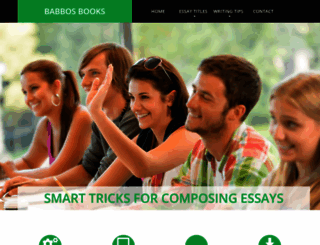 babbosbooks.com screenshot
