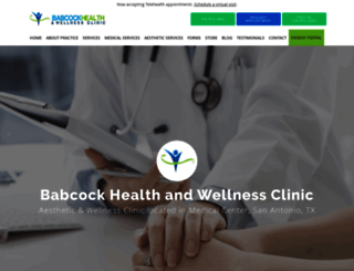 babcockhealthandwellnessclinic.com screenshot
