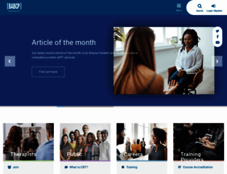 babcp.org.uk screenshot