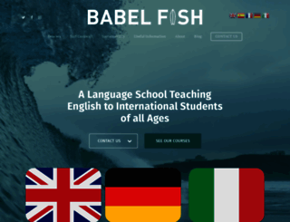 babelfishlanguageschool.com screenshot