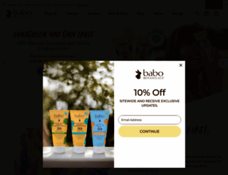 babobotanicals.com screenshot
