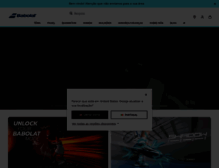 babolat.com.br screenshot
