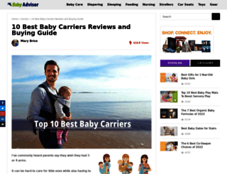 baby-carriers-reviews.com screenshot
