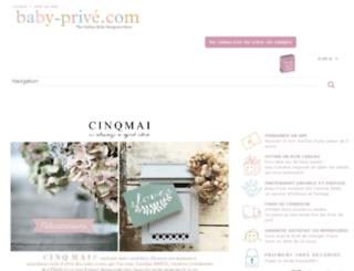 baby-prive.com screenshot