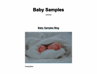 baby-samples.org screenshot