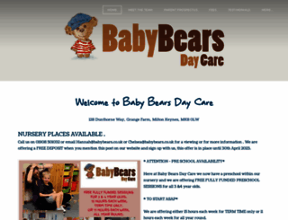 babybears.co.uk screenshot