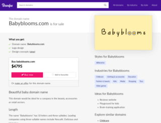 babyblooms.com screenshot