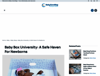 babyboxuniversity.com screenshot