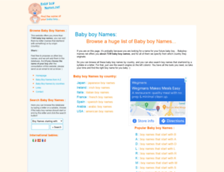 babyboy-names.net screenshot