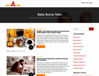 babybumptalks.com screenshot