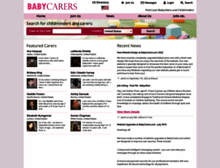 babycarers.com screenshot