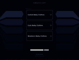 babycro.com screenshot