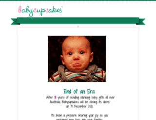 babycupcakes.com.au screenshot