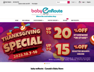 babyenroute.ca screenshot