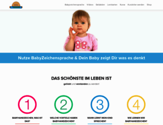 babyhandzeichen.at screenshot