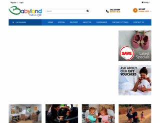 babyland.com.au screenshot