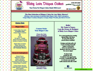 babylovediapercakes.com screenshot