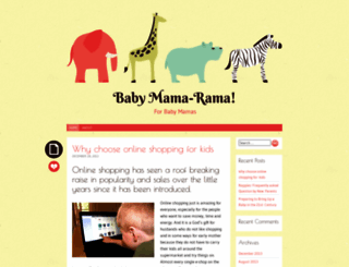 babymamarama.wordpress.com screenshot