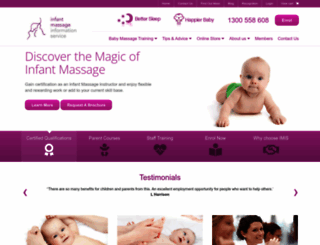 babymassage.net.au screenshot