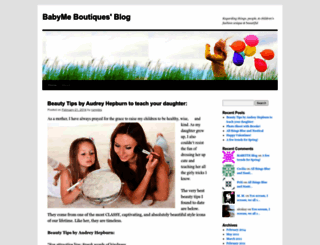 babymeboutique.wordpress.com screenshot