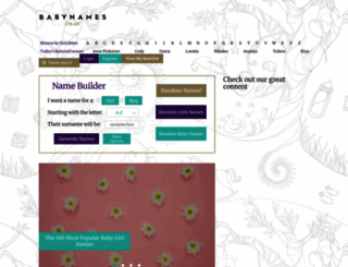 babynames.co.uk screenshot