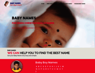 babynames.india-biz.in screenshot