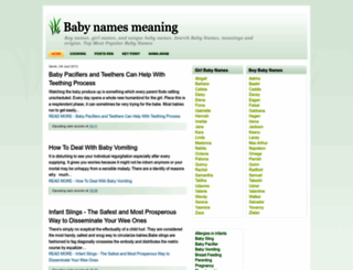 babynames99.blogspot.com screenshot