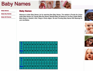 babynameslist.in screenshot