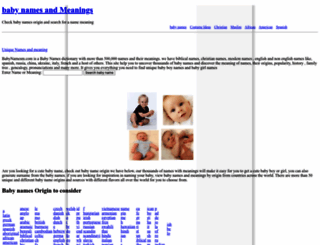 babynamesm.com screenshot
