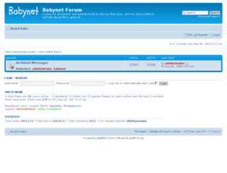 babynet.co.za screenshot