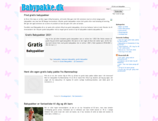 babypakke.dk screenshot