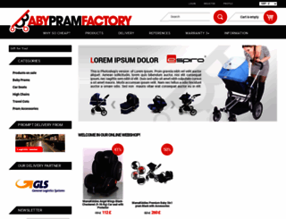 babypramfactory.com screenshot