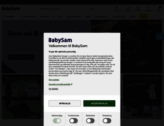 babysam.dk screenshot