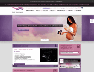 babyscanclinic.com screenshot