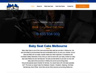 babyseatcabs.com.au screenshot