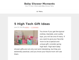 babyshowermoments.com screenshot