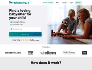 babysitting24.ch screenshot