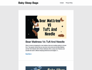 babysleepbags.com screenshot