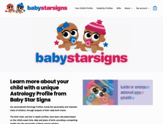 babystarsigns.com screenshot