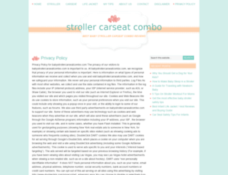 babystrollercarseatcombo.com screenshot