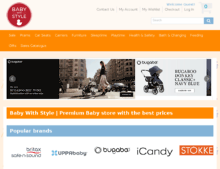 babywithstyle.com.au screenshot