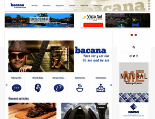 bacanamagazine.com screenshot