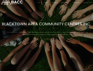 bacc.org.au screenshot