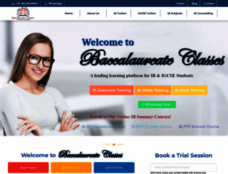 baccalaureateclass.com screenshot