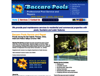 baccaropoolsservice.com screenshot