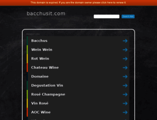 bacchusit.com screenshot