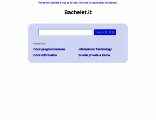 bachelet.it screenshot